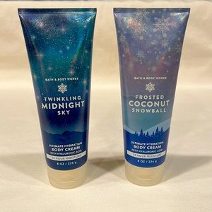 Bath & Body Works-Twinkling Midnight Sky & Frosted Coconut Snowball-Body Cream